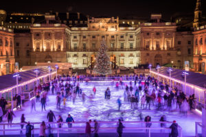 Ice skating in London