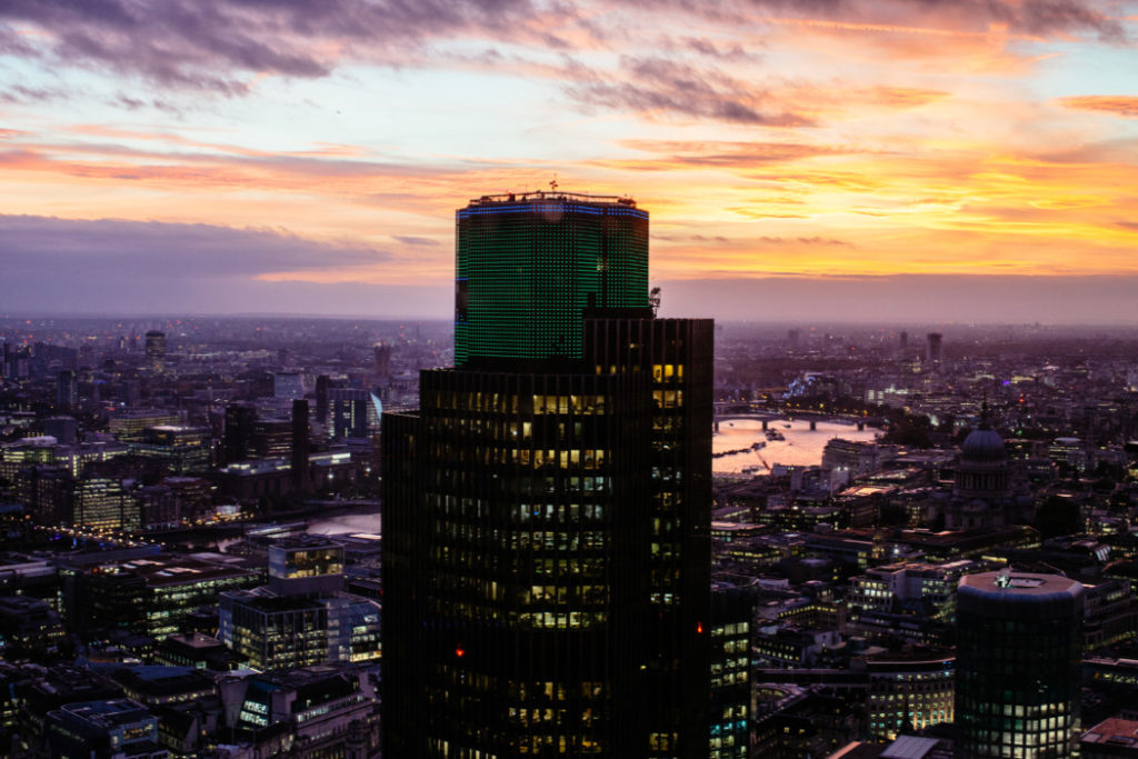 Duck & Waffle View – credit James Byrne Photography